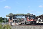 Ctrail Train # 6459 arrives into Berlin Station behind the 6698